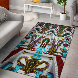 Ganesha Architecture Rug | Salvia Droid