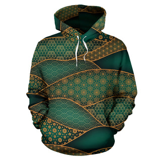 Wavy Grid | Hoodie | Mandalazed