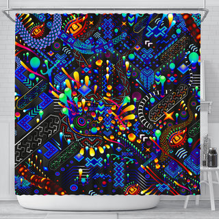 FABRIC SHOWER CURTAIN | TAS VISUALS