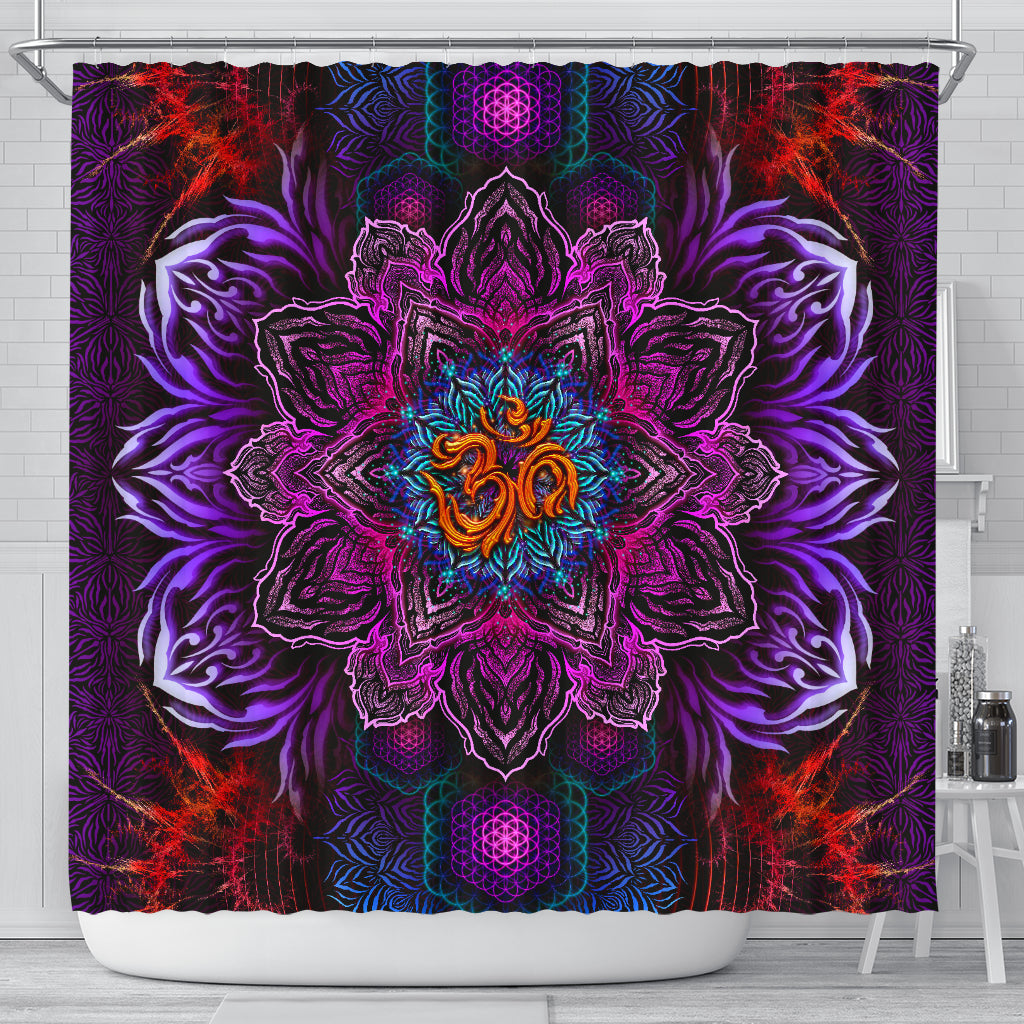 Universal Resonance Shower Curtain | Yantrart