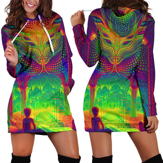 PADWAN HOODIE DRESS | SALVIA DROID