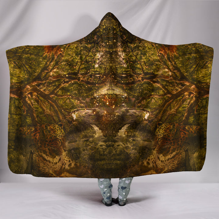 TempleTree | Hooded Blanket by Cosmic Shiva