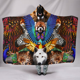 SacredLife || Hooded Blanket by Cosmic Shiva