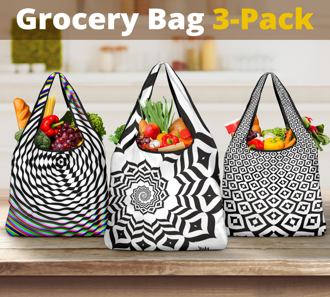 Grocery Bag 3-Pack by Bart Van Hertum