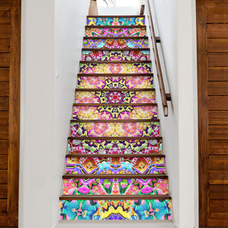 Kaleidos III | Stair Stickers | Makroverset