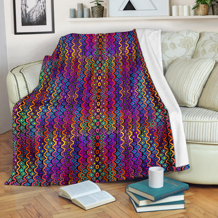 Rainbow Healing | Micro Fleece Blanket  | Hakan Hisim