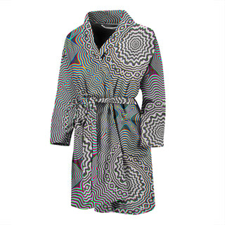 Primordial Glitch | Men's Bath Robe | Makroverset