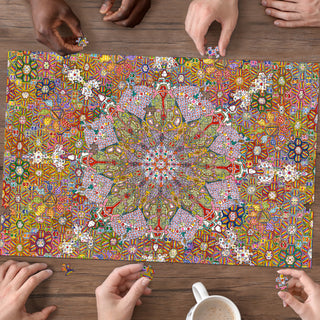 Star Mandala | 500/1000 Pieces Puzzle | Lachlan Wardlaw