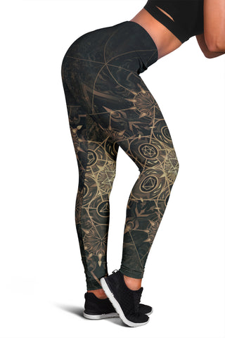 Elements of Sacred Geometry - Earth | Leggings | Mandalazed