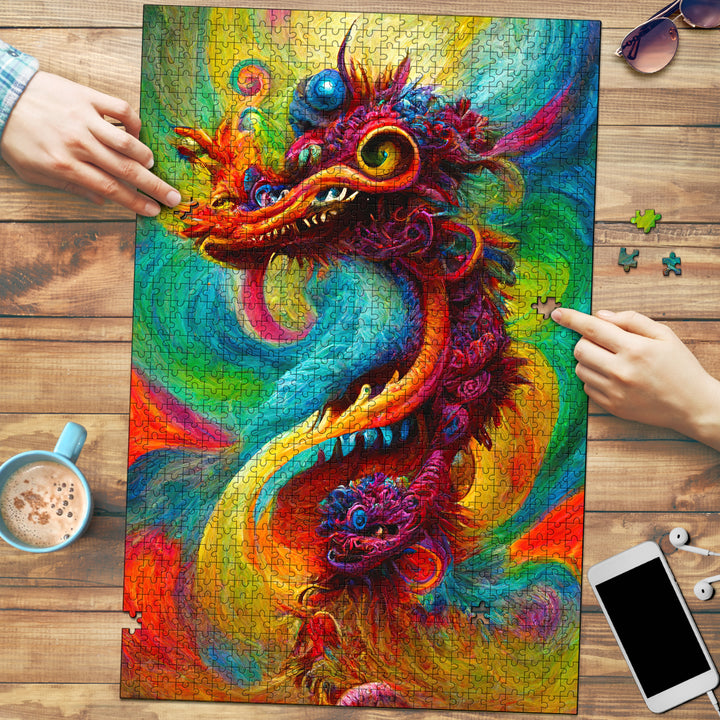 New Years Dragon Puzzle | Michael Garfield