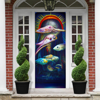 Sacred Aquarium Door Sock | Michael Garfield