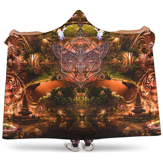 ShamanicTale | Hooded Blanket by Cosmic Shiva