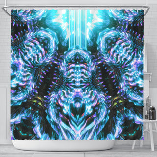 Ice Sentinels A | Shower Curtain | Makroverset