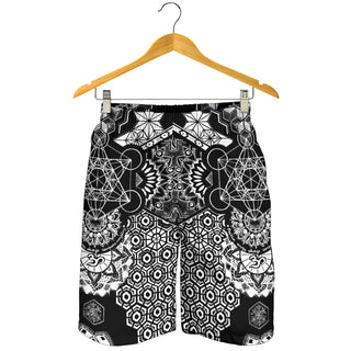 Geometric Black | Mens Shorts | Mil Et Une