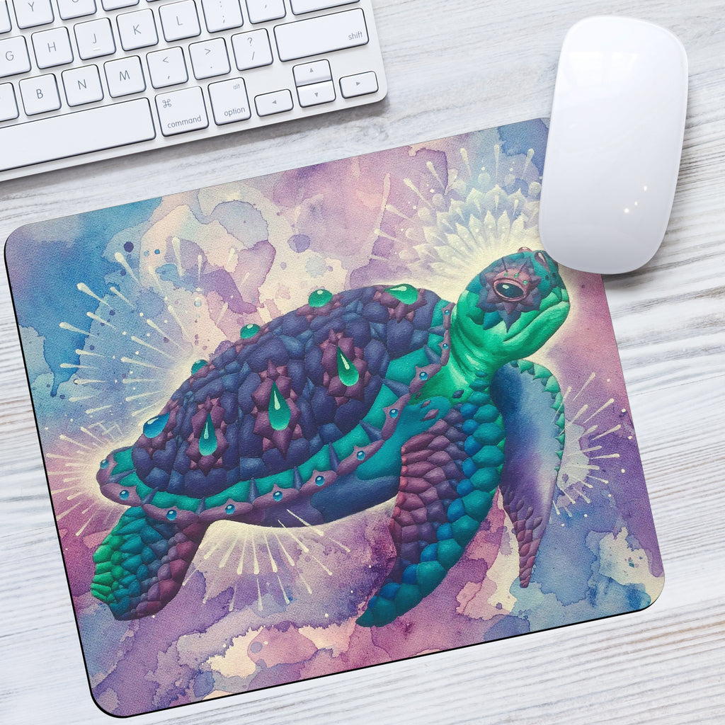 Space Turtle | Mouse Pad | Dylan Thomas Brooks
