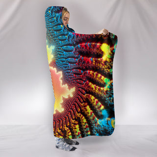 Mandelbrot Buddha: Fractal Meditation | Hooded Blanket | Makroverset