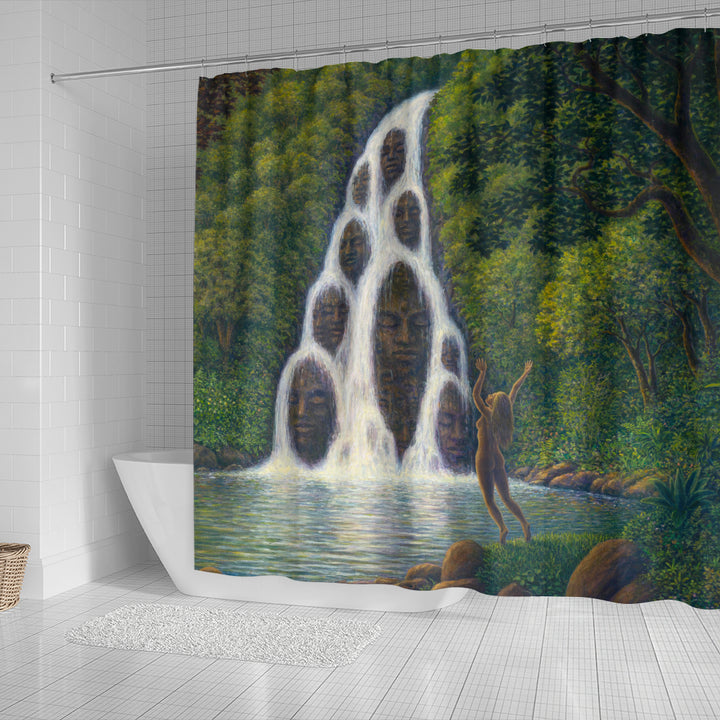 Fountain of Youth | Shower Curtain | Mark Henson