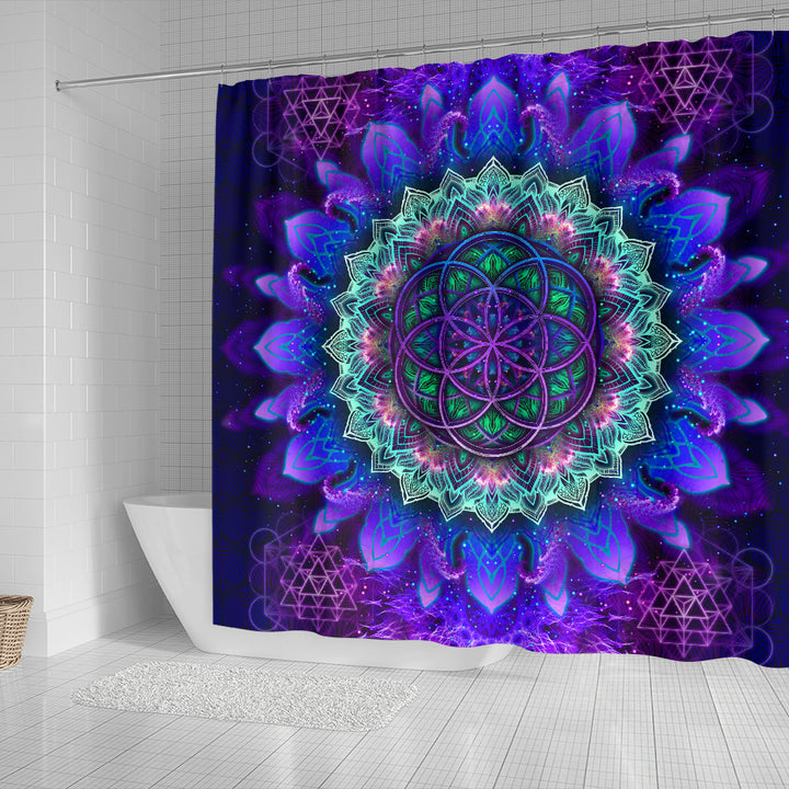 Raising Color Shower Curtain | Yantrart