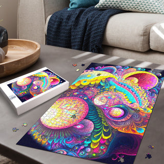 COLOR SPLASH 500/1000 PIECE PUZZLE | ACIDMATH GUY