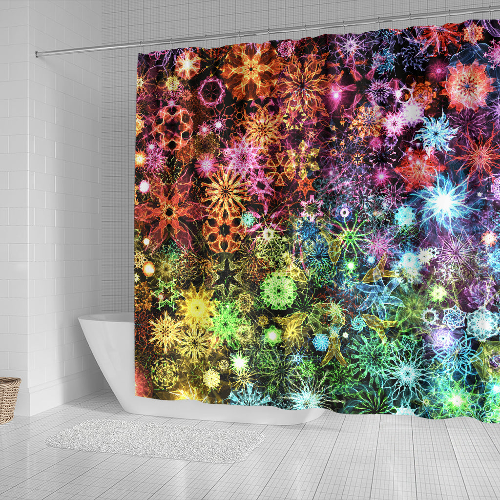 Psychedelic Starfield Shower Curtain | Yantrart