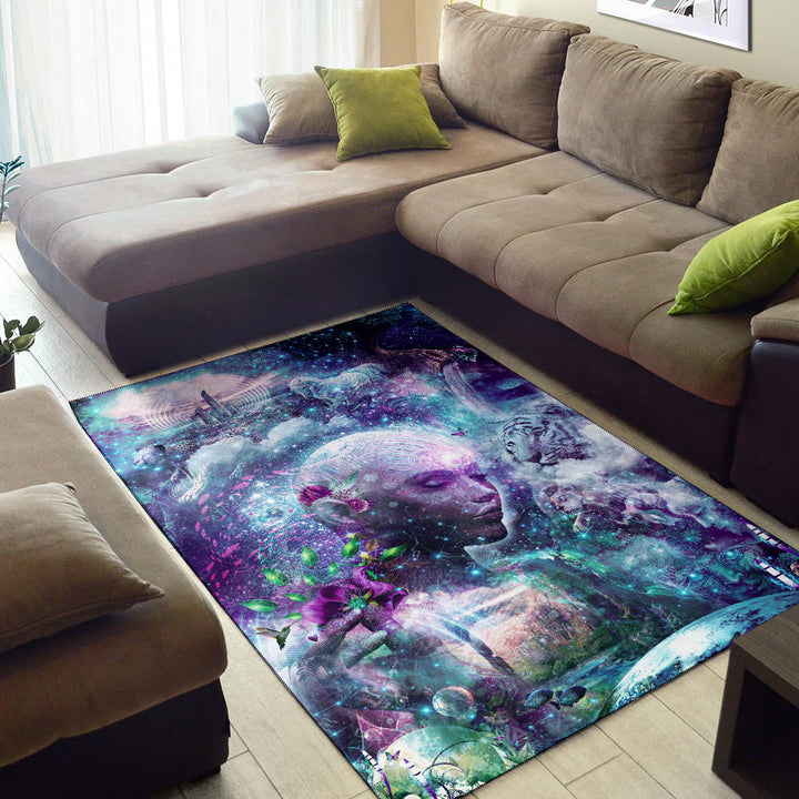 Discovering The Cosmic Consciousness | Floor Rug | Cameron Gray