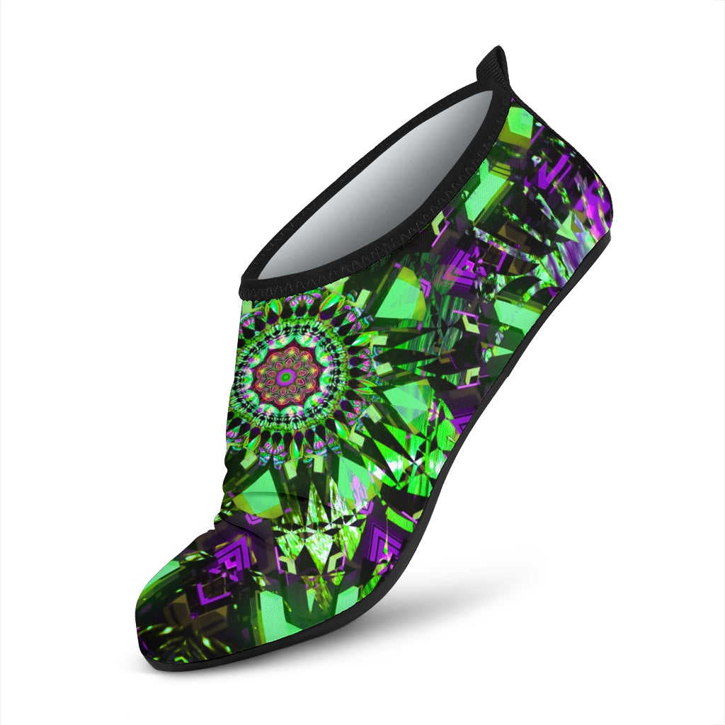 Fractalis Green | Aqua Shoe | Cosmic Shiva