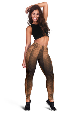 Mystical Aum Chakra Mandala - Earth | Leggings | Mandalazed