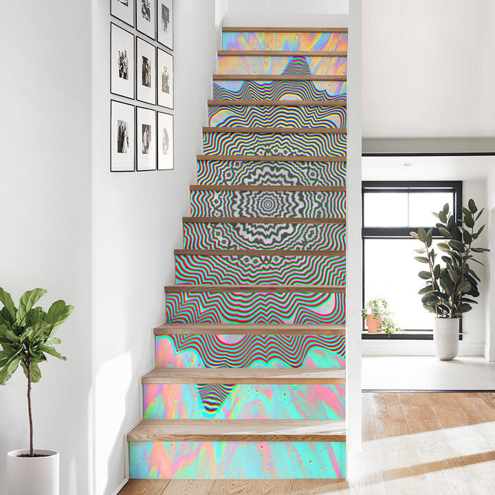 Primordial Glitch | Stair Stickers | Makroverset