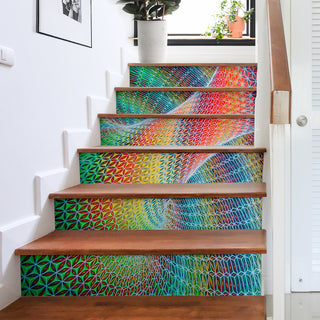 Vortex Stair Stickers by Bart Van Hertum