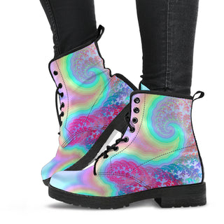 Rainbow Coast | Leather Boots | Fractalcraft