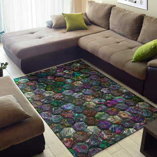 Hex Worlds 2 Rug | James Fletcher