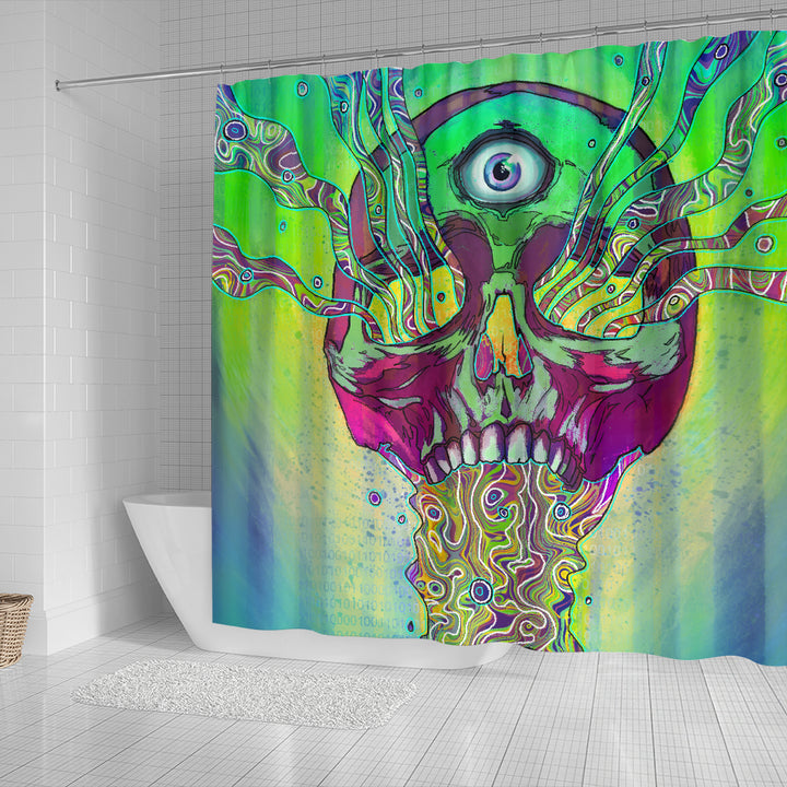 Mana Skull | Shower Curtain | Phazed