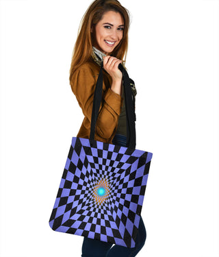 Chequered Space | Tote Bag | Makroverset