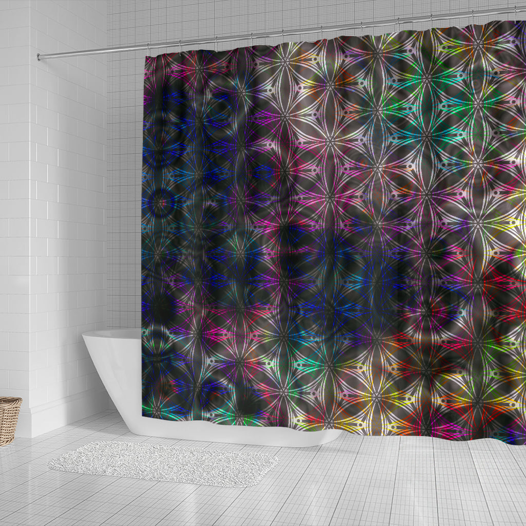 Quantum Flow Shower Curtain | Yantrart