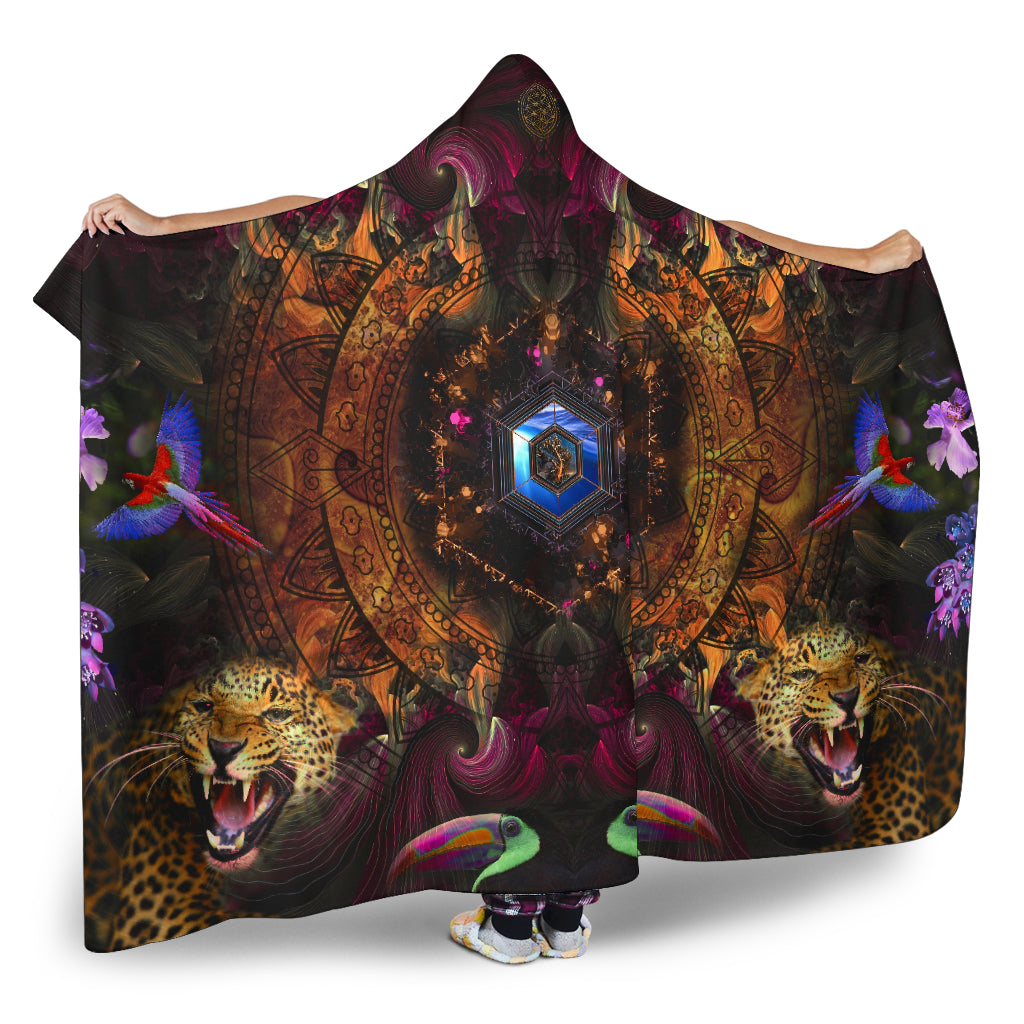 LucidDreams | Hooded Blanket by Cosmic Shiva