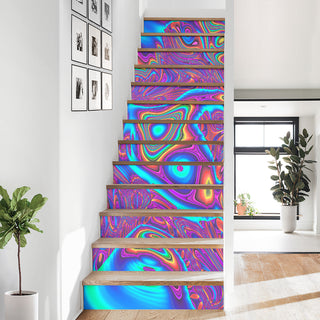 Psychedelic Love | Stair Stickers | Hubert Solczynski