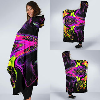 LIQUIDSHAPE || HOODED BLANKET || BY COSMIC SHIVA