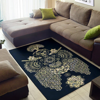 Geometric Gold | Rug | Mil Et Une