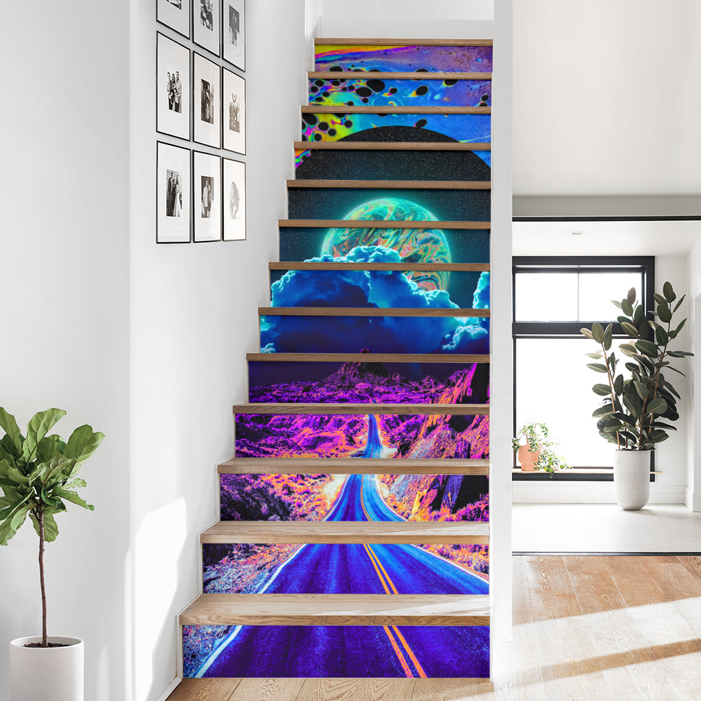 Over The Horizon Stair Stickers | Geoglyser