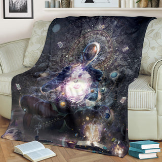 Cosmic Ritual | Premium Microfleece Blanket  | Cameron Gray