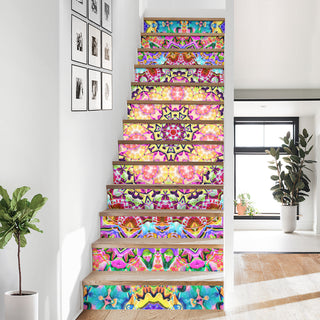 Kaleidos III | Stair Stickers | Makroverset