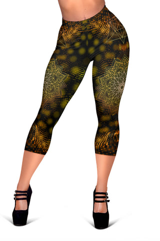 Merkaba | Womens Capris by Cosmic Shiva