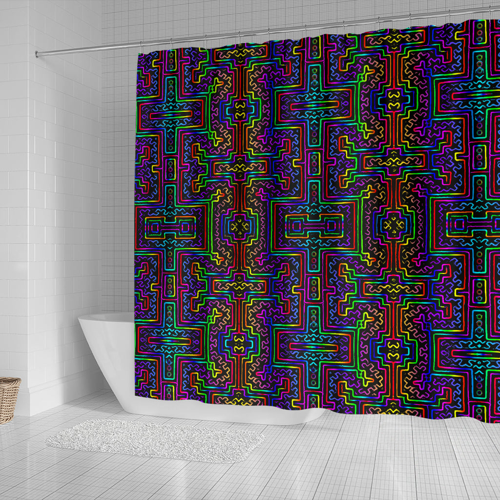 Prismatic Overlay | Shower Curtain | Hakan Hisim