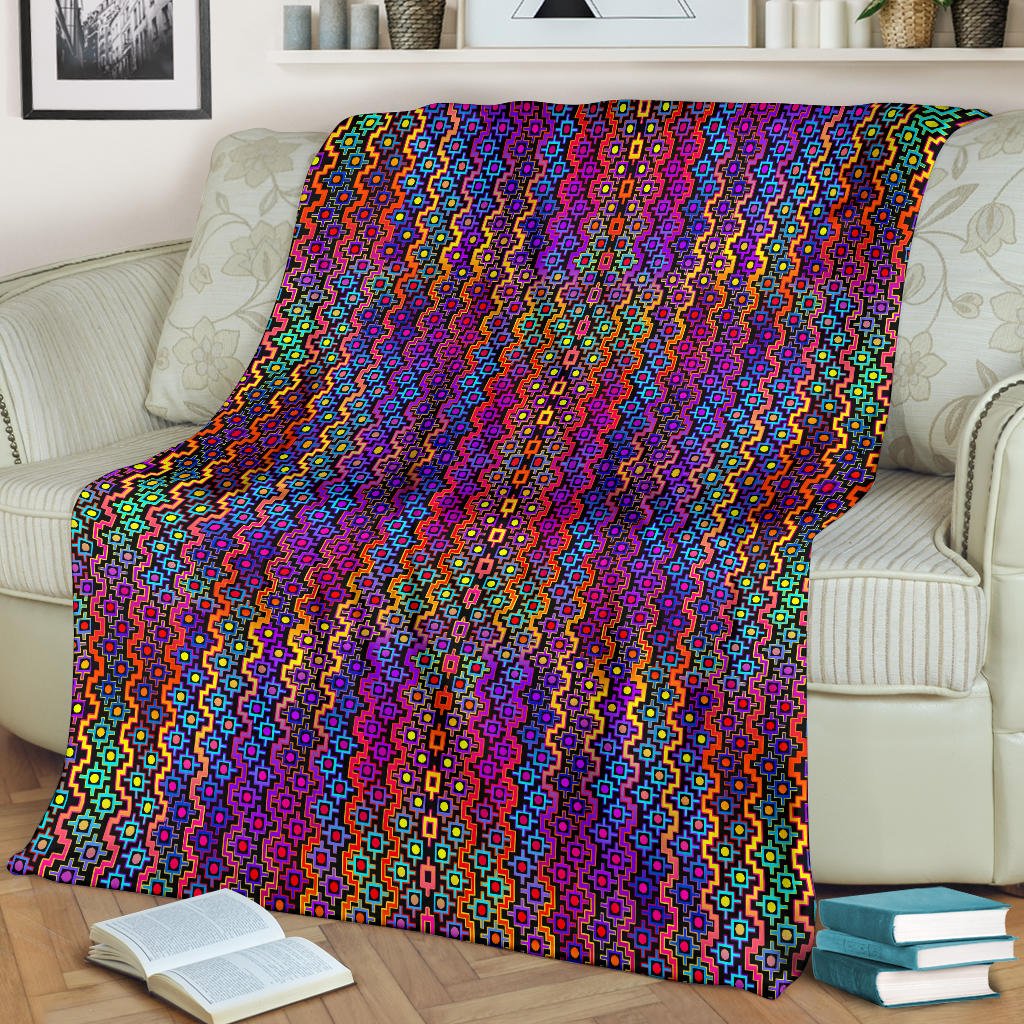 Rainbow Healing | Micro Fleece Blanket  | Hakan Hisim