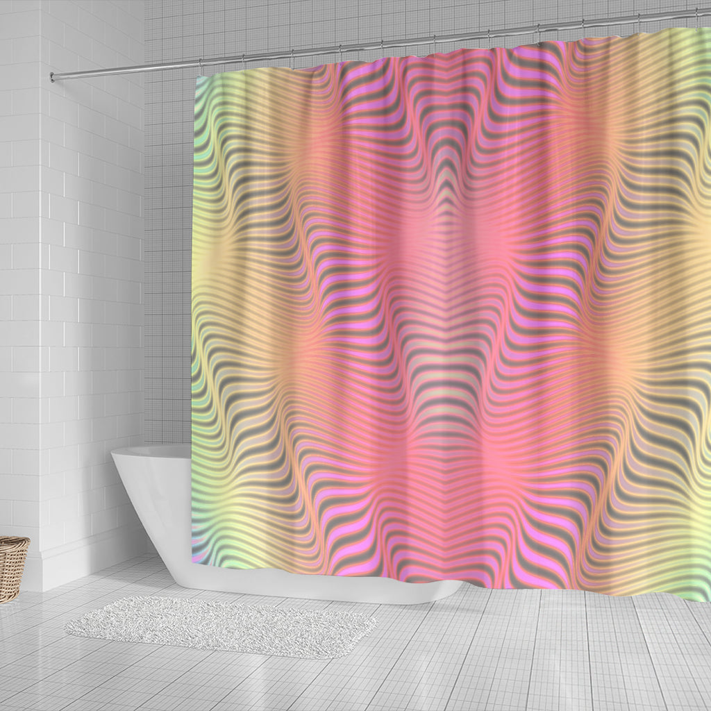 Vapor Wave | Shower Curtain | Trent Kuhn