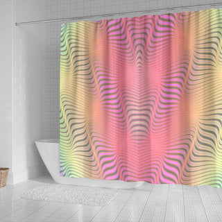 Vapor Wave | Shower Curtain | Trent Kuhn