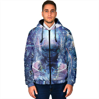 Silence Seekers Mens Padded Hooded Jacket | Cameron Gray