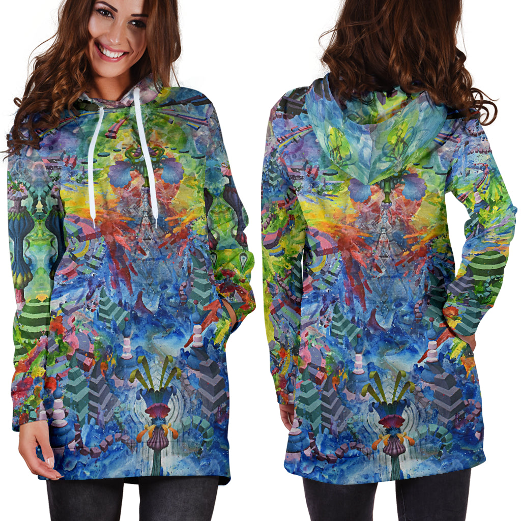 Garden of Earthly Delight | Hoodie Dress | Dylan Thomas Brooks