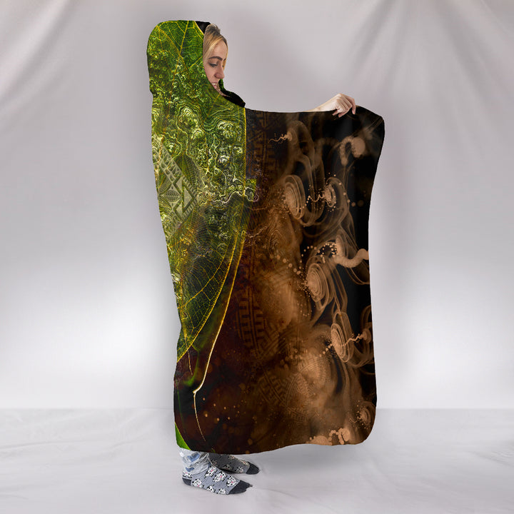 RÃ | Hooded Blanket by Cosmic Shiva
