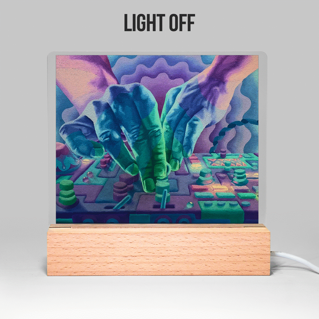 Mixadelic Light Up Acrylic Sign | Dylan Thomas Brooks